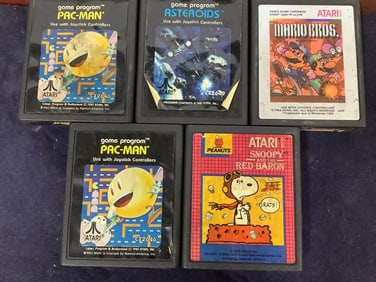 Vintage Atari Games (Pacman, Mario Bros, etc)