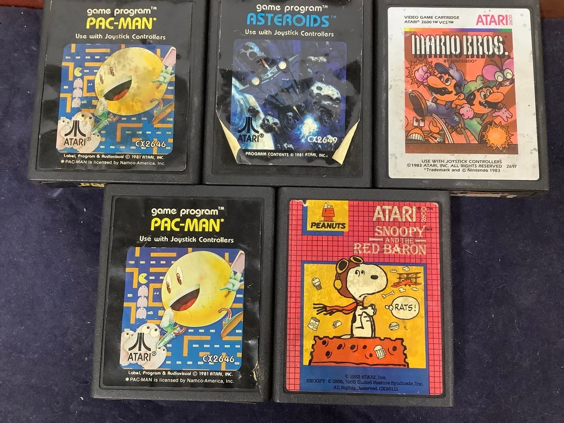 Vintage Atari Games (Pacman, Mario Bros, etc) (1 of 1)