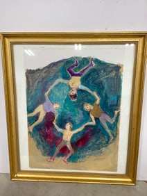 Framed Artwork signed by Peter Passuntino (25.5inx29in)