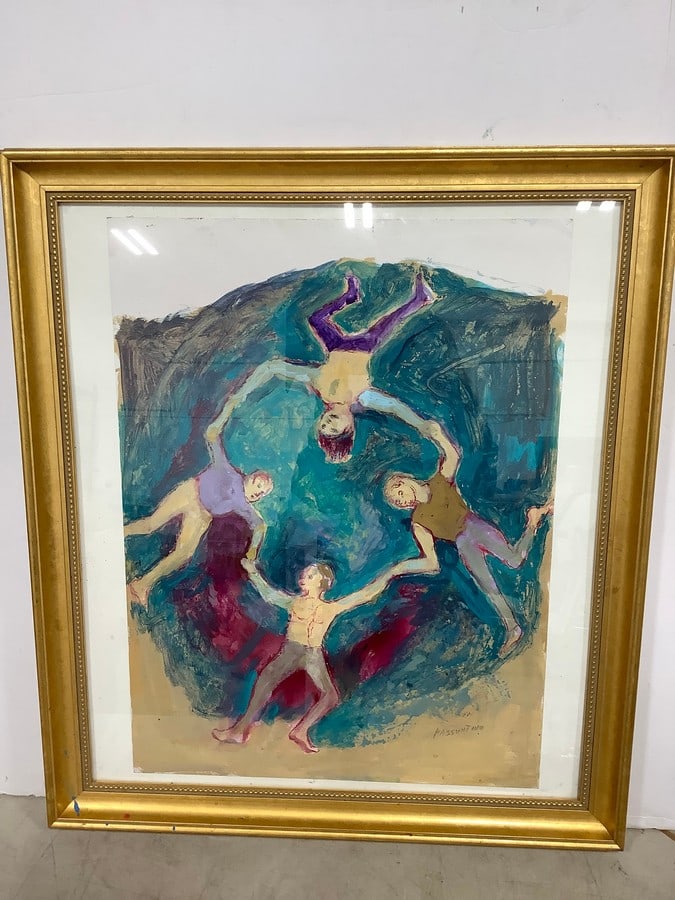 Framed Artwork signed by Peter Passuntino (25.5inx29in) (1 of 3)