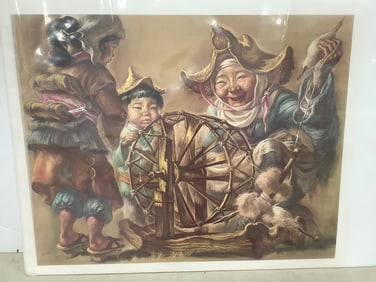 Virginia Dan Signed Art Print with COA (24.25inx30in)
