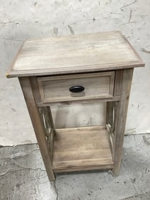 Wooden Nightstand with Drawer (28inx17.5inx13.25in)
