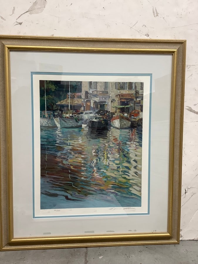 Framed Museum of Art Palm Beach Poster Print by Edna Hibel (20.25inx30.25in) (1 of 2)