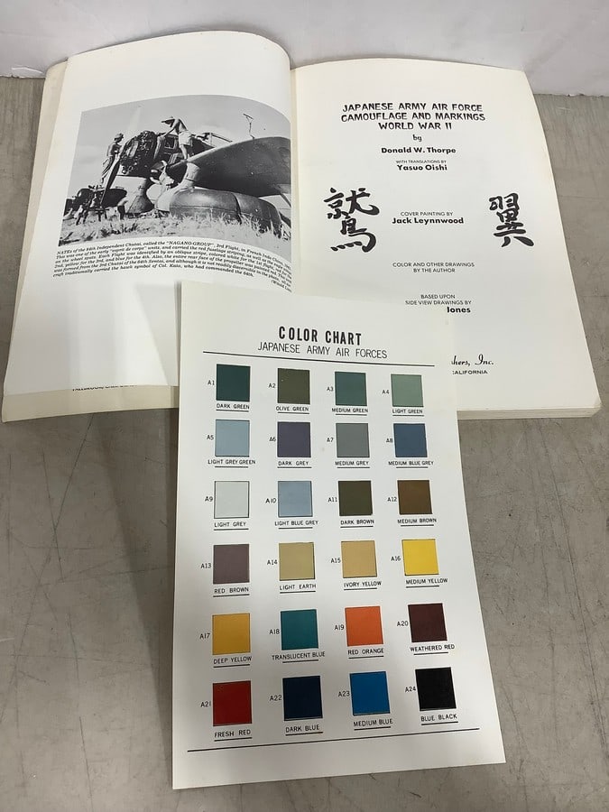 Vintage WW2 Era Japanese Army Aircraft Book - 1968 (1 of 1)