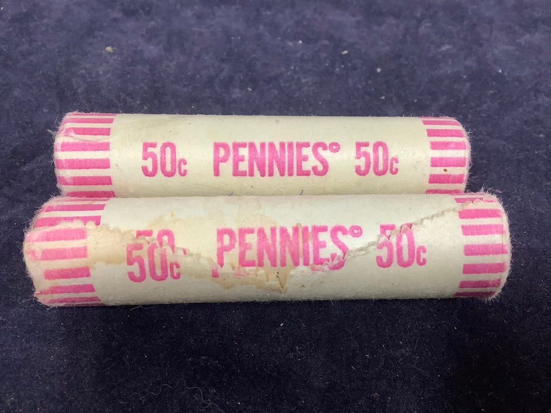 1981 Bank Roll of Pennies: 1981 Bank Roll of Pennies
