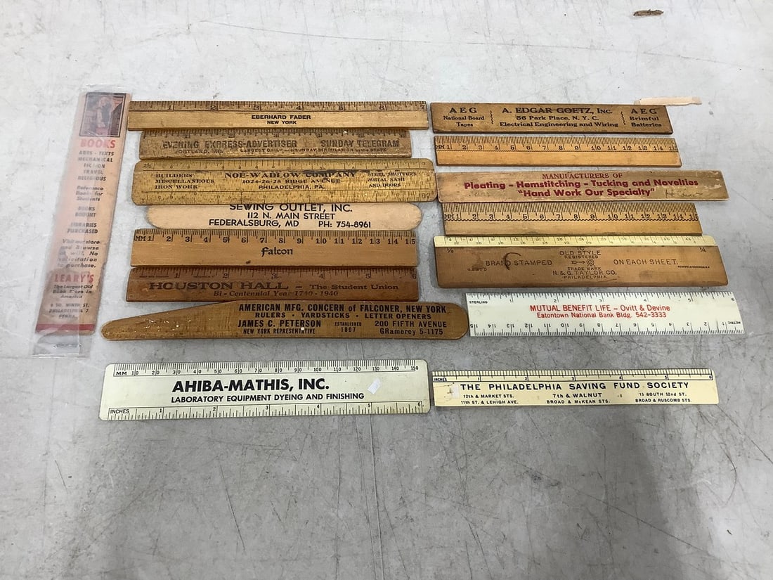Advertising rulers: Advertising rulers