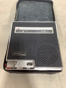 Vintage Panasonic solid state tape recorder in case