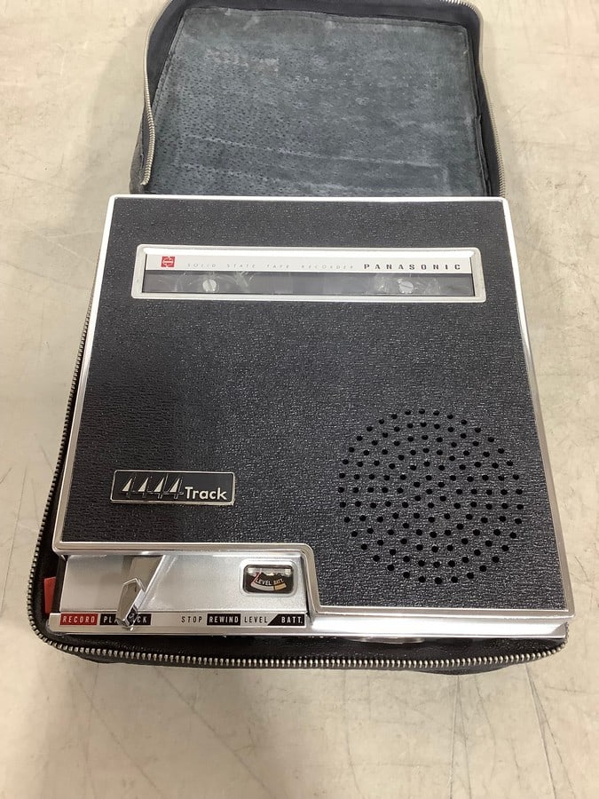 Vintage Panasonic solid state tape recorder in case (1 of 1)