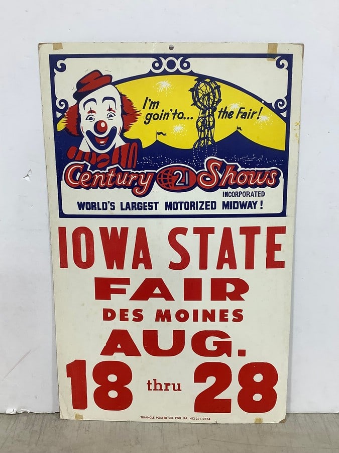 1960's Iowa state Fair poster(14in.x22in.) (1 of 1)