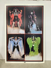 Kiss 1979/1980 poster on board(23in.x34in.)