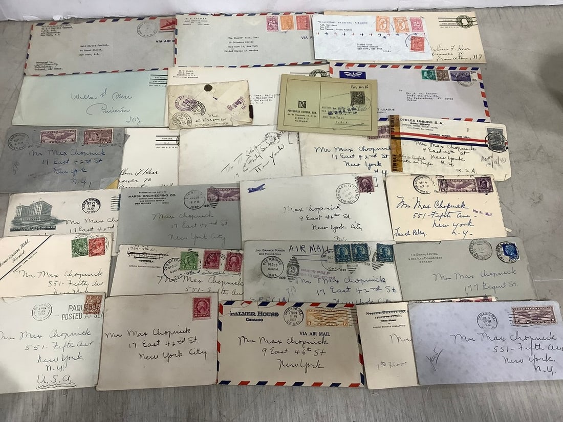 Vintage air mail envelopes (1 of 1)