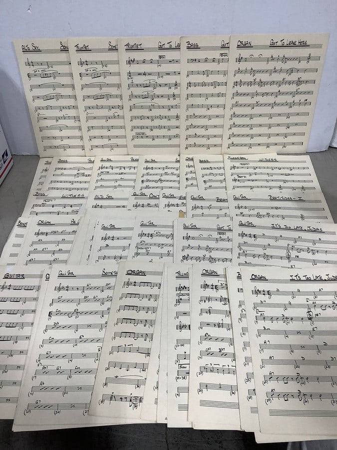 Vintage music sheets(guitar, organ, and more): Vintage music sheets(guitar, organ, and more)