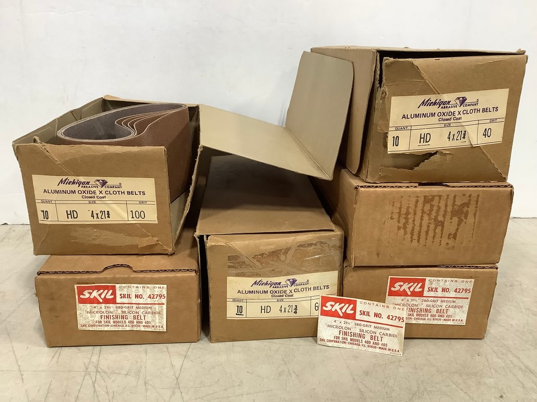 Sandpaper Belts for Belt Sanders *new in box*