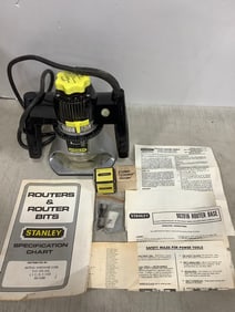 Stanley Industrial Router with Manual (90201M)