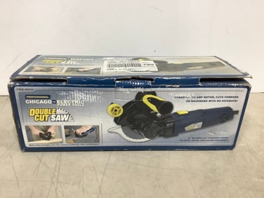 Chicago Electric Double Cut Saw *new in box*