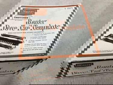 Craftsman Router Dove Tail Template *new in box*