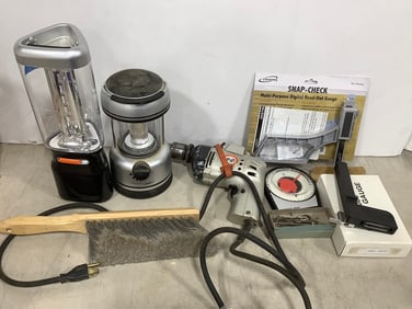 Innovage outdoor lantern, snap check read out gauge, and more