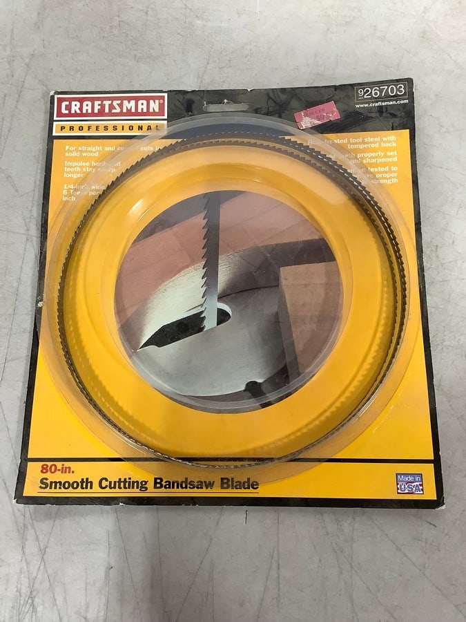 Craftsman 80in. smooth cutting bandsaw blade (1 of 1)