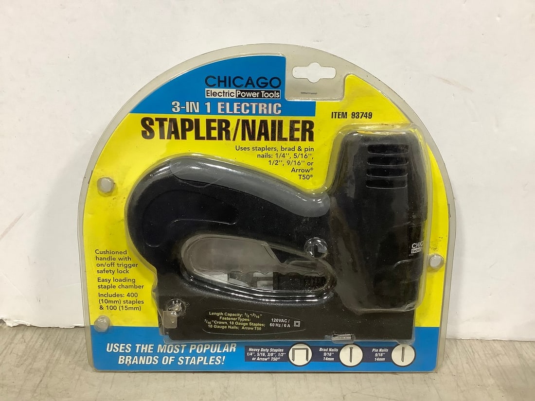 3 in 1 electric stapler/nailer(new in box) (1 of 1)