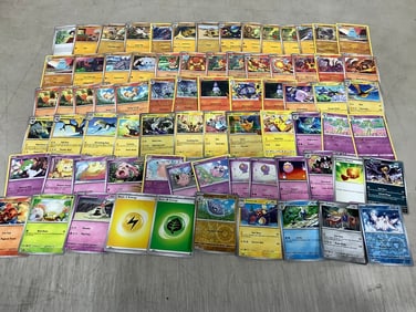 Various Pokemon cards