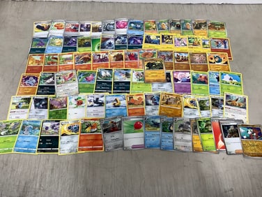 Various Pokemon cards