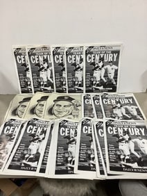 Daily News front cover black and white prints and Joe Torre prints