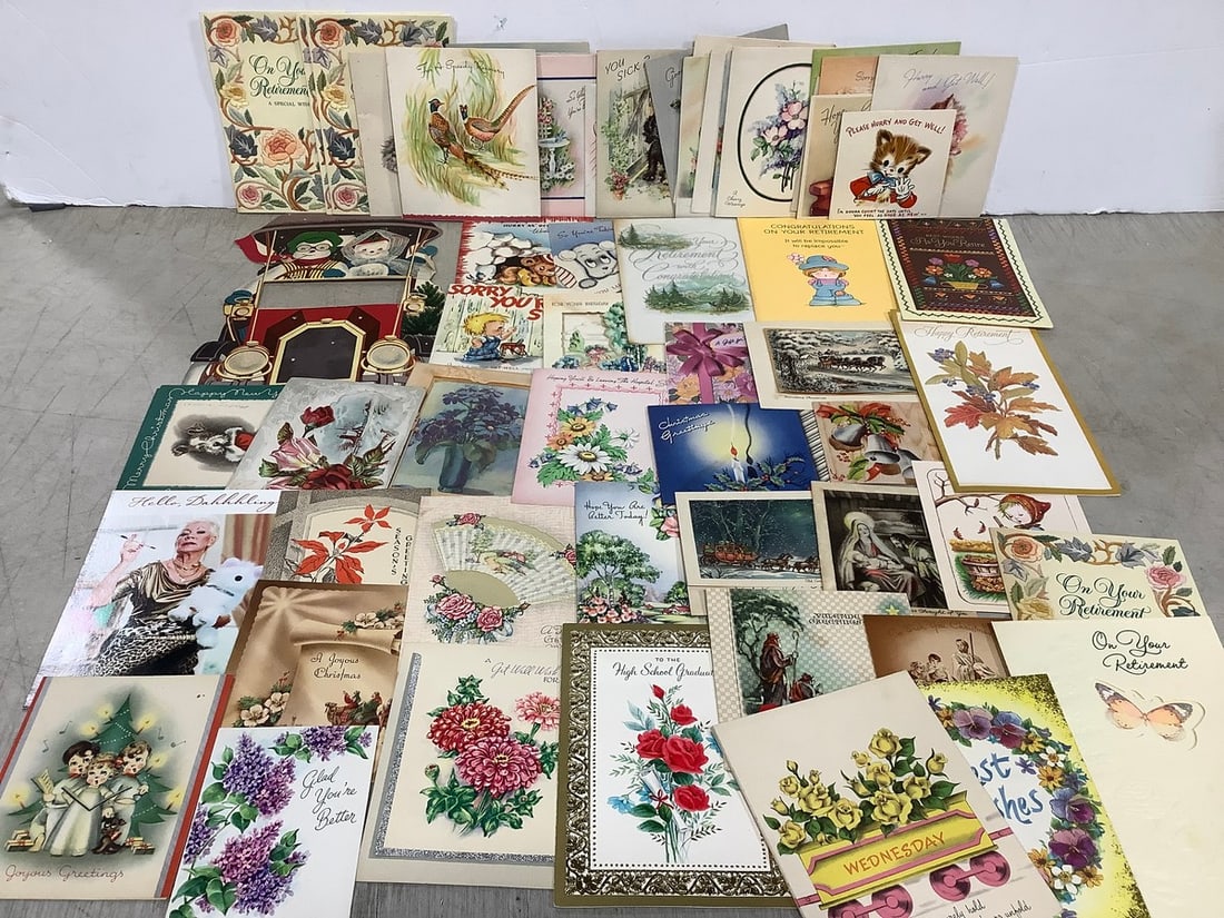 Vintage greeting cards: Vintage greeting cards