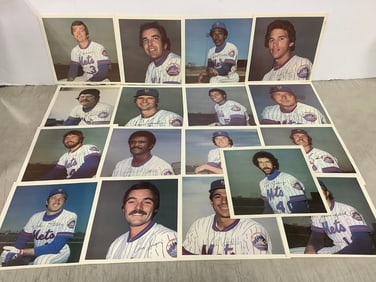Various Mets prints(8in.x8in.-some with signatures-not authenticated)