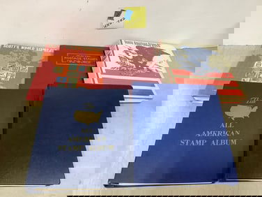 Empty unused stamp albums