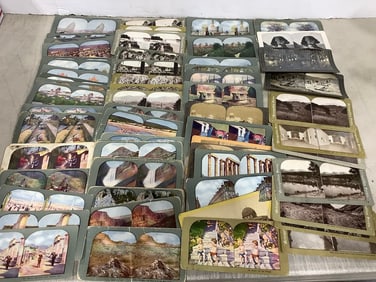 Vintage stereoview stereocryptic cards
