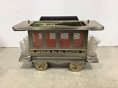 Vintage bar set(11.5in.x5in.x8in.)