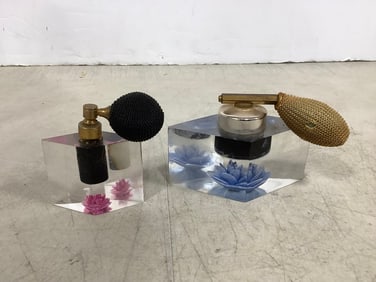 Lucite perfume bottles