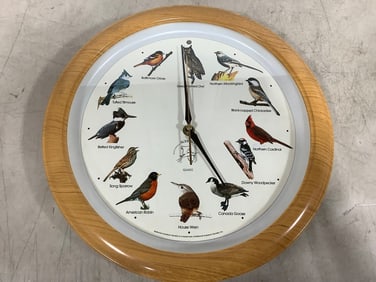 National Audubon clock(13in.long)