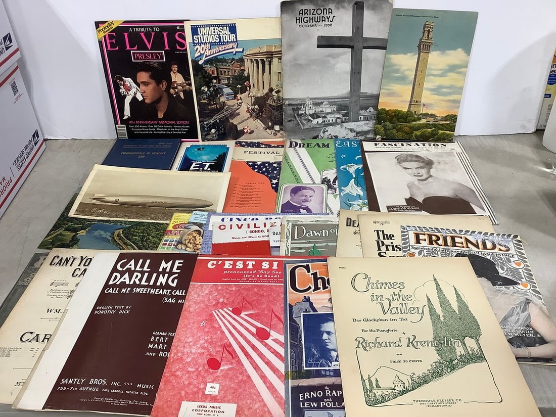 Vintage music sheets, magazines, and more: Vintage music sheets, magazines, and more