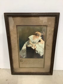 Framed wall decor(12.25in.x17.25in.)