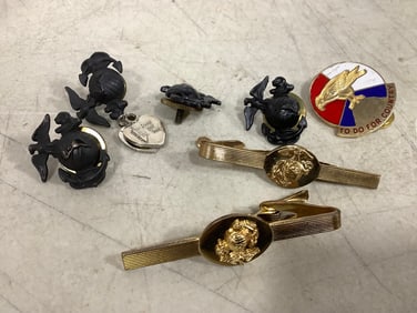 Marine Pins and Tie Clips