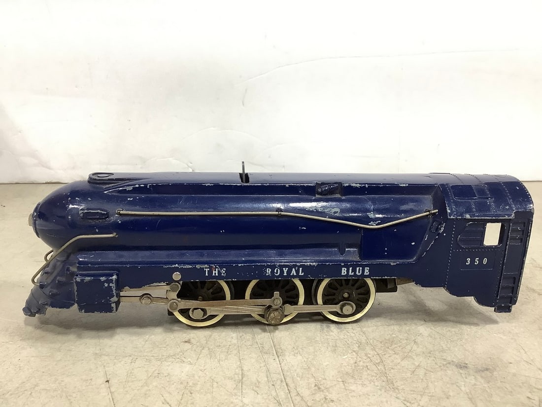 Royal Blue American Flyer Train (9.5in Long) (1 of 1)