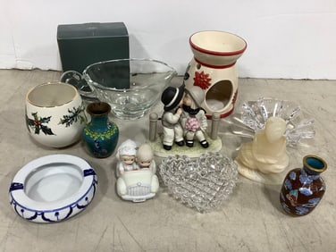 Sandstone Figure, Ceramic Statues, Mini Vases, Glass Dishes, and more