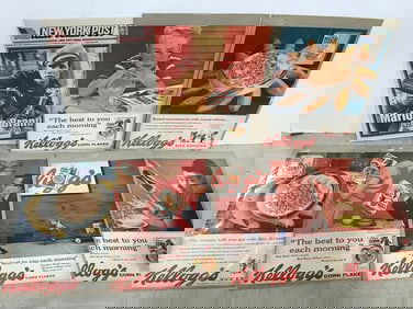 Vintage Kelloggs Advertisments, and more