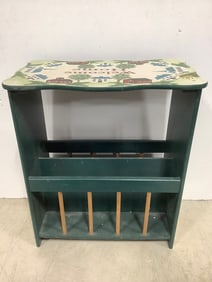 Wooden Magazine Rack (17inx15.75inx9.25in)