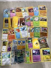 Various Pokemon Cards with some E-Reader Cards
