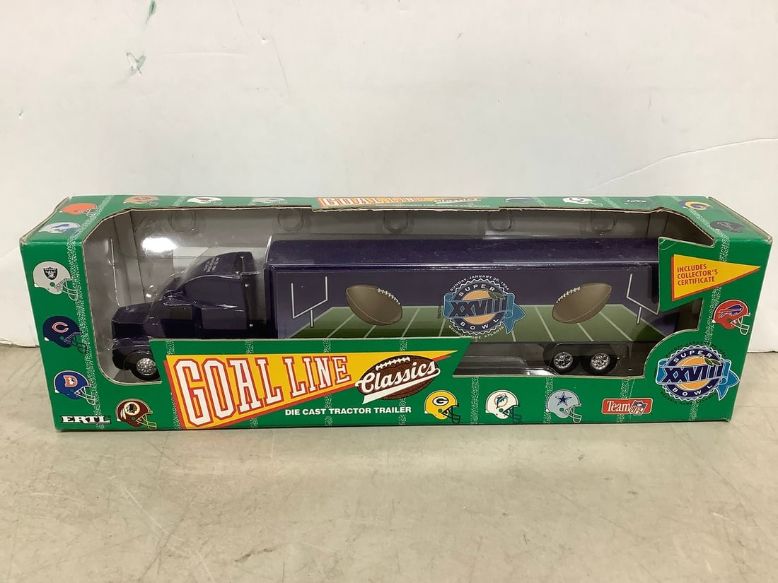 Goal Line Classics Die Cast Tractor Trailer *new in box* (1 of 1)