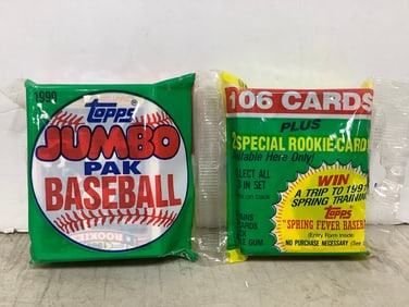 Topps 1990 Baseball Cards Jumbo Pack