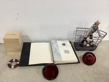1992 Car Catalog, Jewels, British Navy Sailor Decor (9in Tall), and more