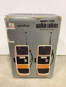 Vintage Morse Code Walkie Talkies