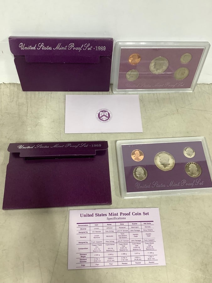 1989 U.S. Mint Proof Sets (1 of 1)