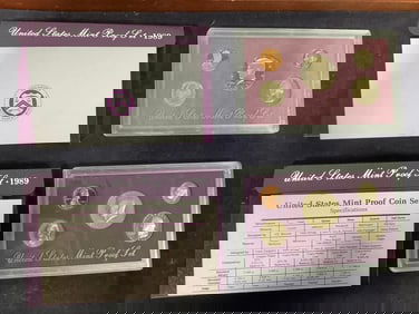 1989 U.S. Mint Proof Sets