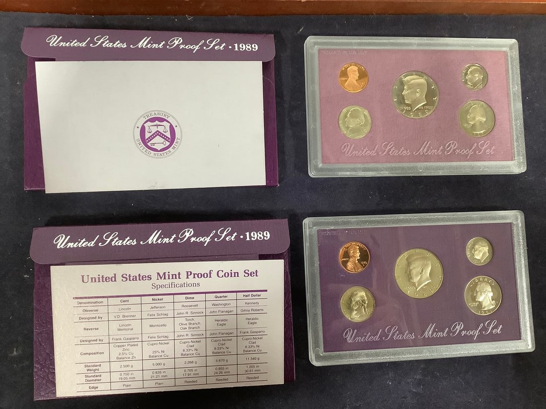 1989 U.S. Mint Proof Sets (1 of 1)