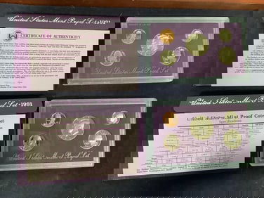 1991 U.S. Mint Proof Sets