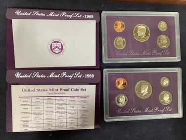 1989 U.S. Mint Proof Sets